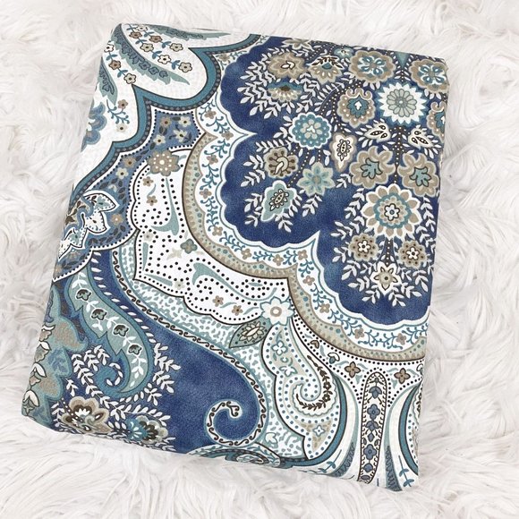 Pottery Barn Bedding Pottery Barn Blue Jordana Paisley Percale